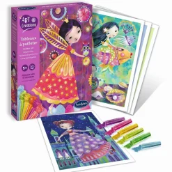 Tableaux à pailleter : Art & Créations - Fées des airs et des mers - Sentosphère