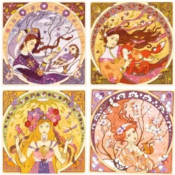 Tableaux à pailleter : Divines - Djeco