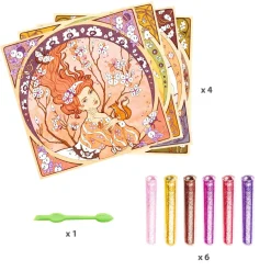 Tableaux à pailleter : Divines - Djeco