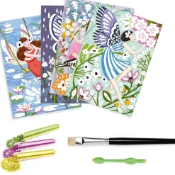 Tableaux à pailleter : La douceur des fées - Djeco