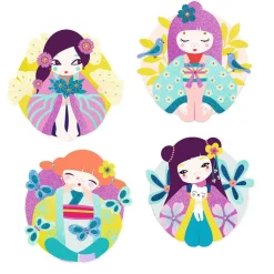 Tableaux à pailleter : Onnanoko - Djeco