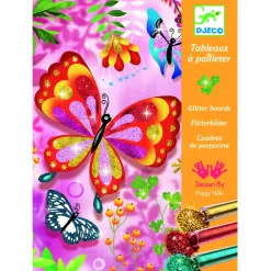 Tableaux à pailleter : Papillons à paillettes - Djeco