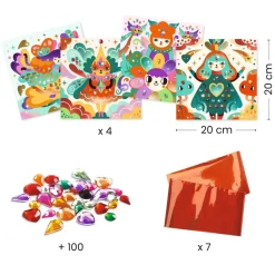 TABLEAUX A METALLISER : Harmonie - Djeco