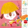 Tableaux de pâte à modeler : Bouclettes et cheveux raides - Djeco