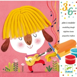 Tableaux de pâte à modeler : Bouclettes et cheveux raides - Djeco