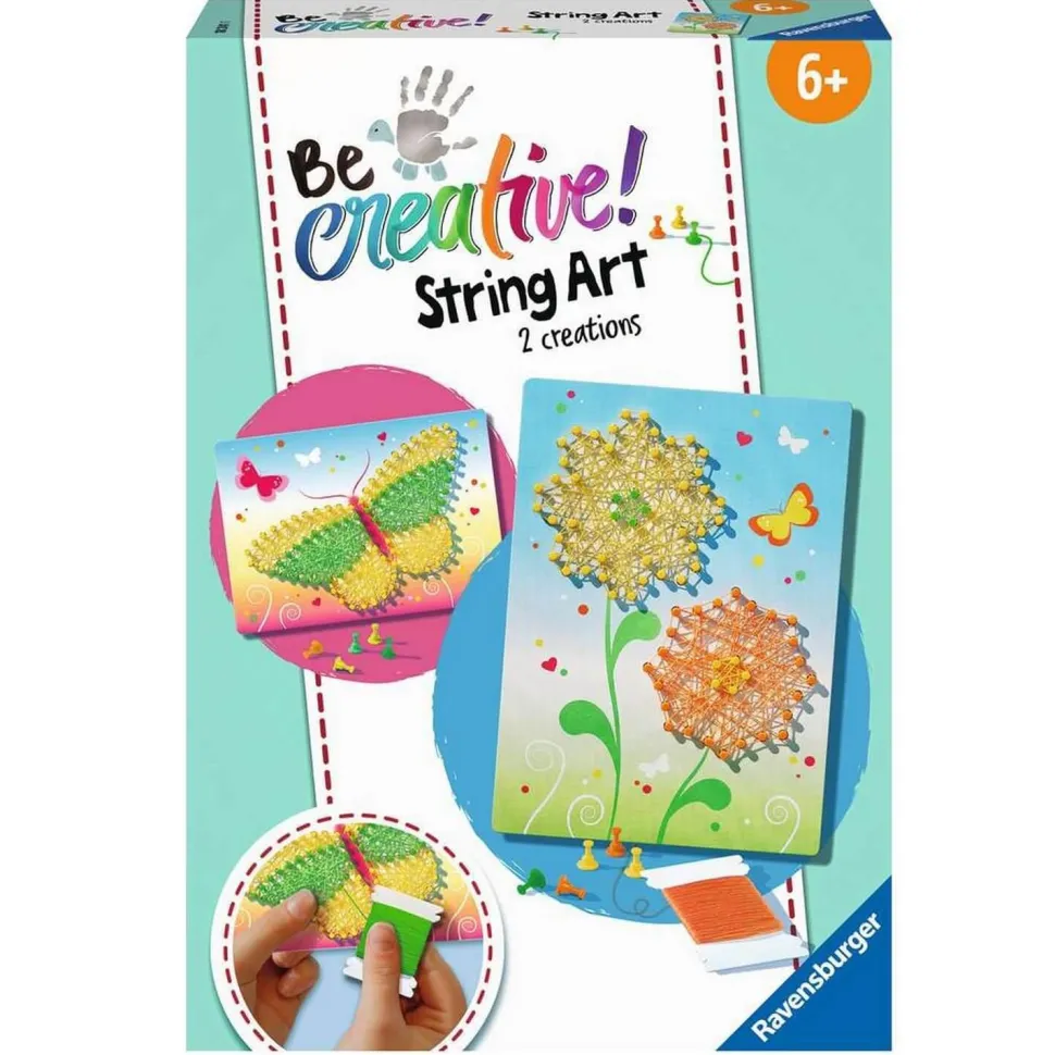 Tableaux en fil tendu String Art : Papillons - Ravensburger