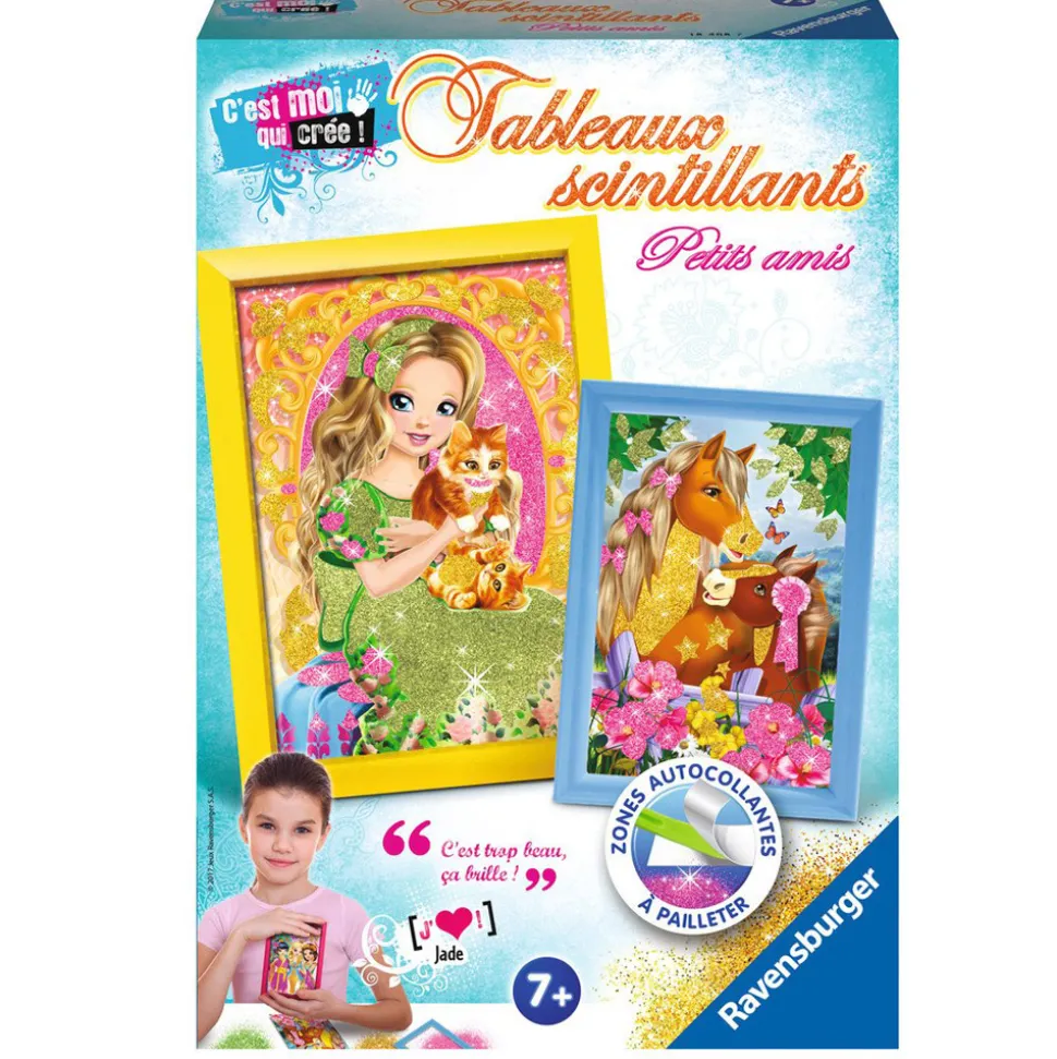 Tableaux scintillants : Petits amis - Ravensburger