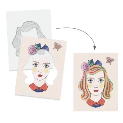 Tableaux scoubidous : Pepsy tifs - Djeco