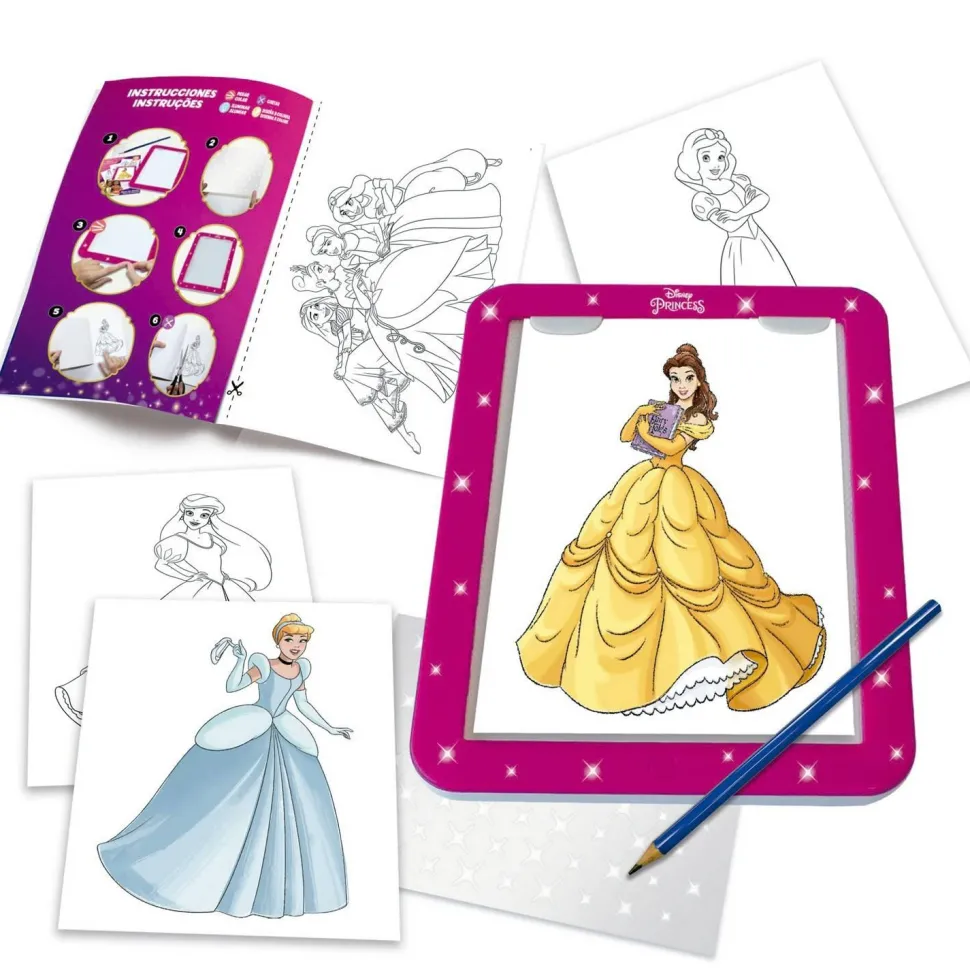 Tablette lumineuse à dessin Disney Princesses - Educa