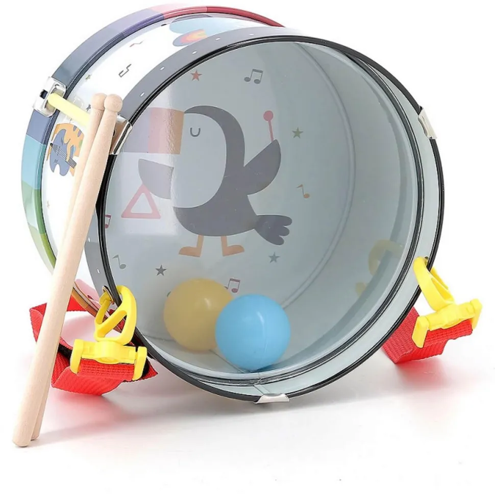 Tambour en métal Arc-en-Ciel : Andy Westface - Vilac