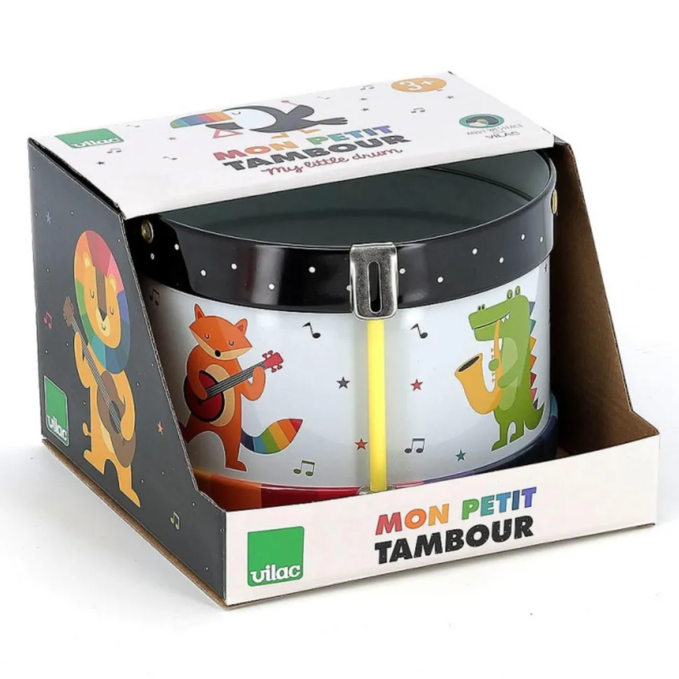 Tambour en métal Arc-en-Ciel : Andy Westface - Vilac
