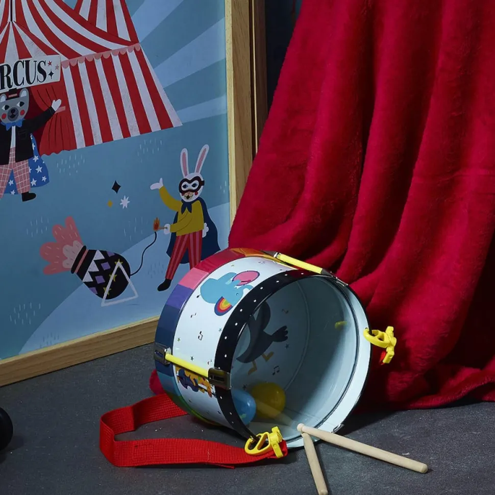 Tambour en métal Arc-en-Ciel : Andy Westface - Vilac