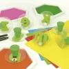 Tampon géant lettres minuscules, set de 30 vert - Eduplay