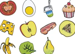 Tampon nourriture, set de 12 - Eduplay