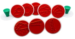 Tampon temps, set de 10 - Eduplay