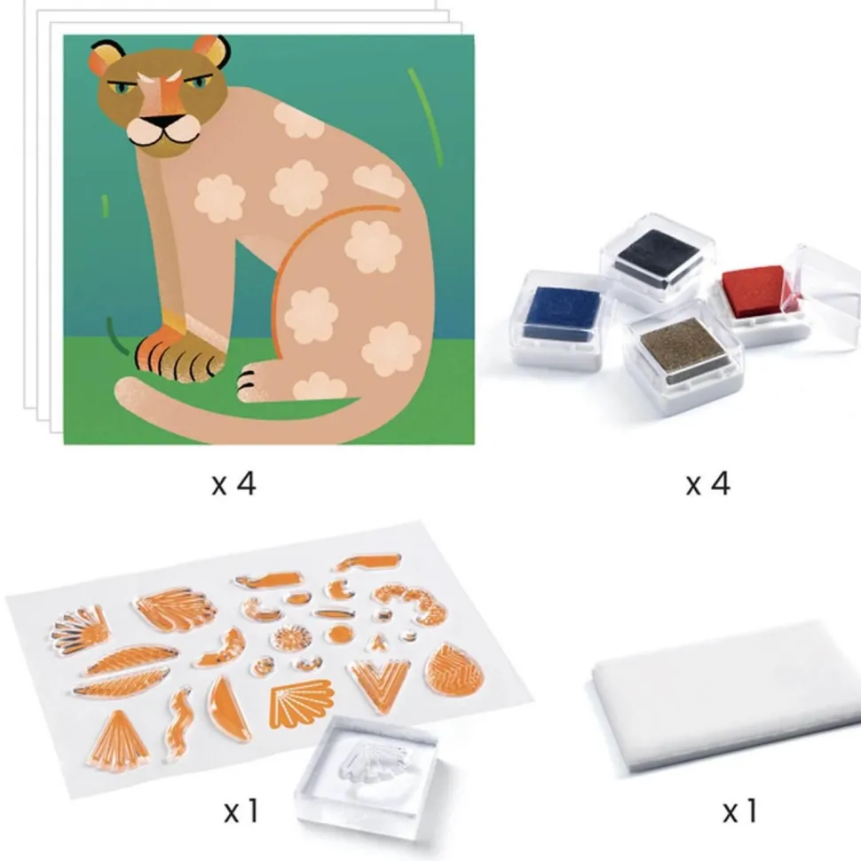 Tampons : Motifs et pelages - Djeco