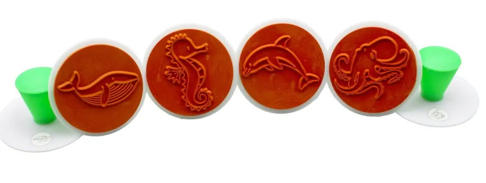 Tampons animaux de mer, set de 6 - Eduplay