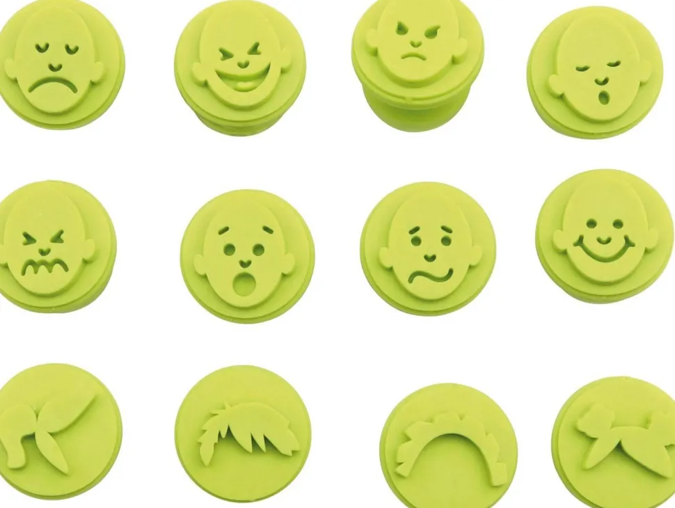 Tampons encreurs émotions 12 pièces - Eduplay