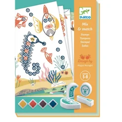 Tampons Mix and Match : Surprising animals - Djeco