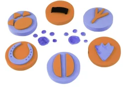 Tampons pour main Empreintes animaux, set de 6 - Eduplay