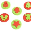 Tampons pour main Noël, set de 6 - Eduplay