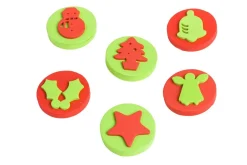 Tampons pour main Noël, set de 6 - Eduplay