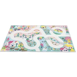 TAPIS AVEC CIRCUIT ROYAUME ENCHANTE - CROSS ROADS - Janod