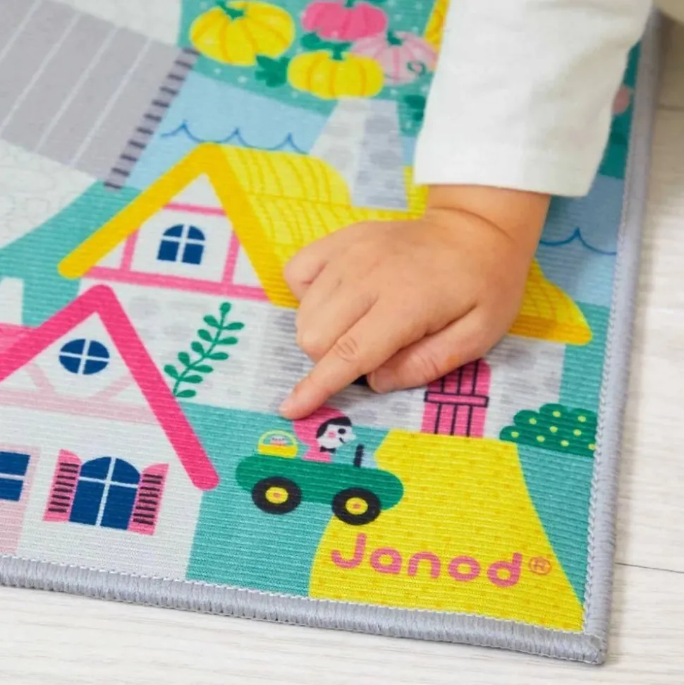 TAPIS AVEC CIRCUIT ROYAUME ENCHANTE - CROSS ROADS - Janod