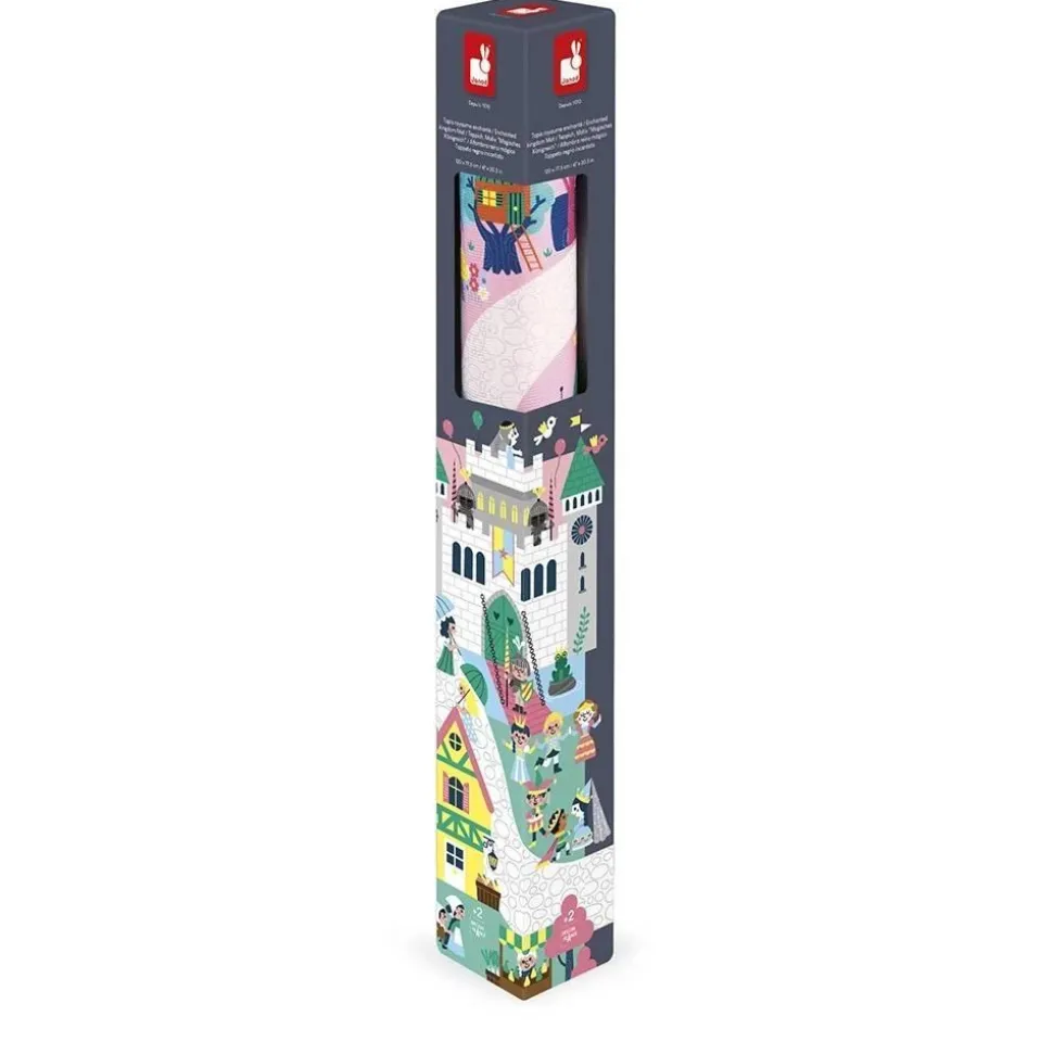 TAPIS AVEC CIRCUIT ROYAUME ENCHANTE - CROSS ROADS - Janod