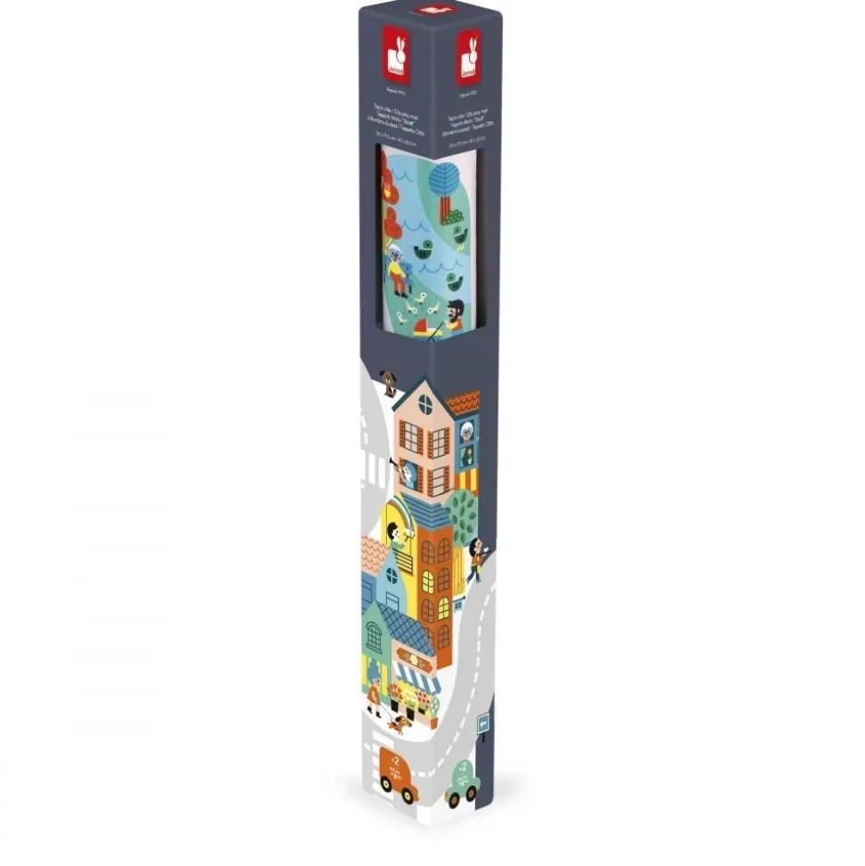 TAPIS AVEC CIRCUIT VILLE - CROSS ROADS - Janod