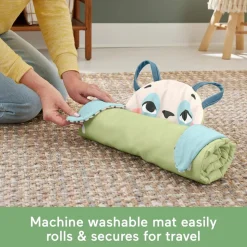 Tapis D'Eveil 3 En 1 : tapis panda à rouler - Fisher-Price
