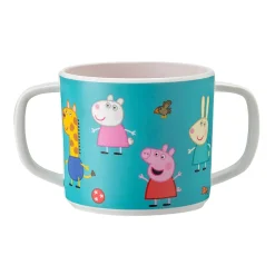 Tasse deux anses antidérapante : Peppa Pig - Petit Jour Paris