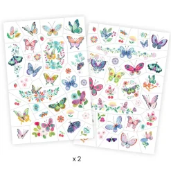 Tatouages éphemère : Papillons de rêve - Djeco