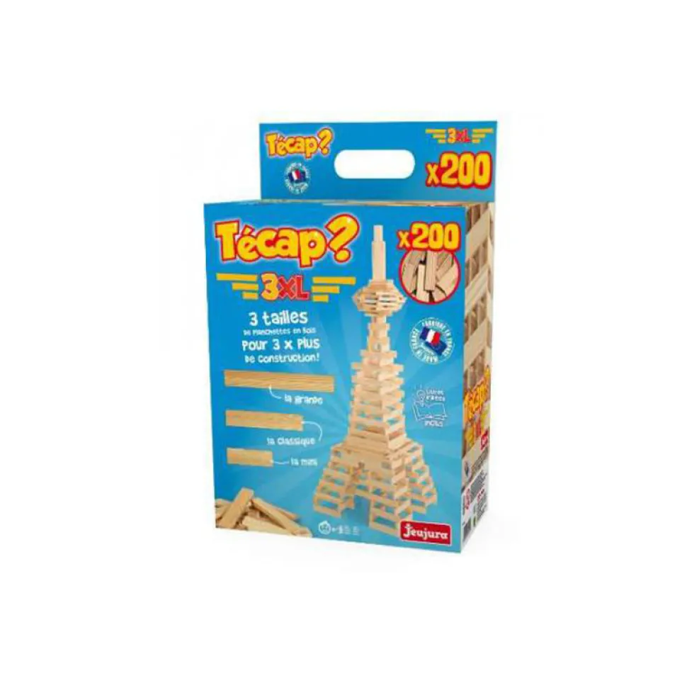 Técap 3XL : 200 pièces en bois - JeuJura