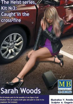 The Heist series,Kit#3Caught in the cross-fire. Sarah Woods- 1:24e - Master Box Ltd. - Master Box