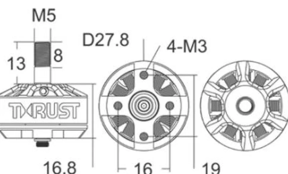 Thrust 2205-2650Kv FPV Racing - Blade