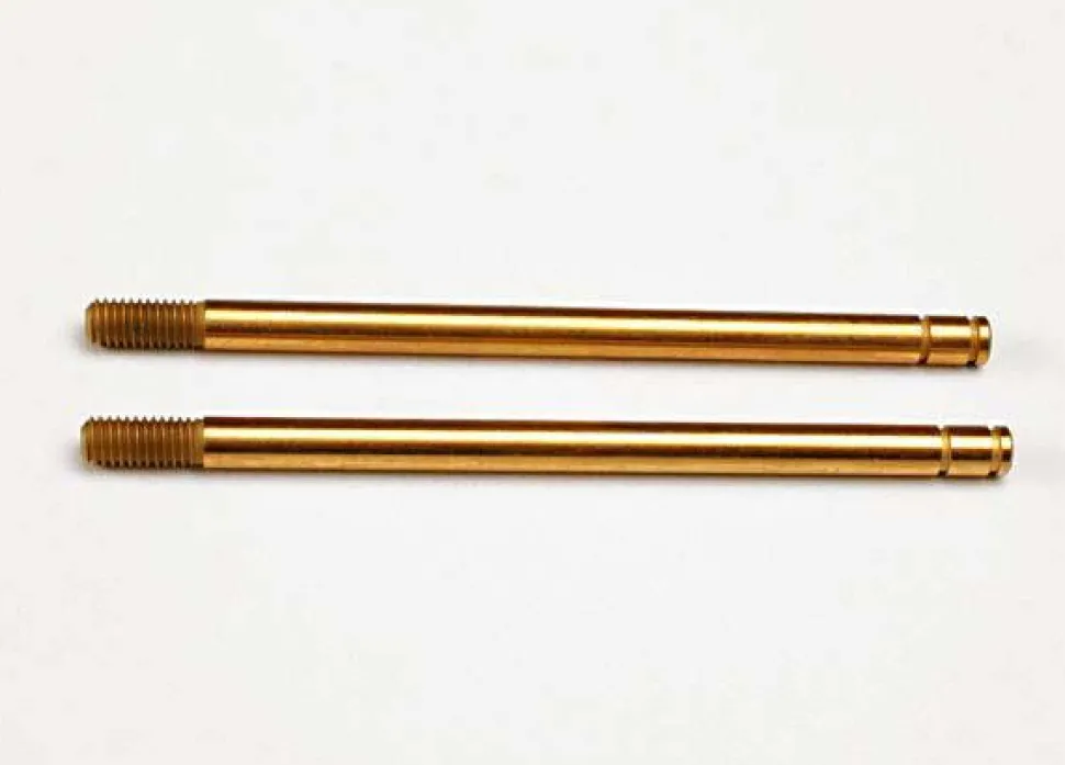 Tige D'Amortisseurs Tres Longues Traite Acier + Couche Titane (2) - Traxxas