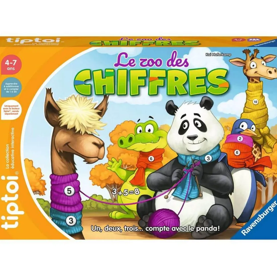 Tiptoi : Jeu interactif : Le zoo des chiffres - Ravensburger