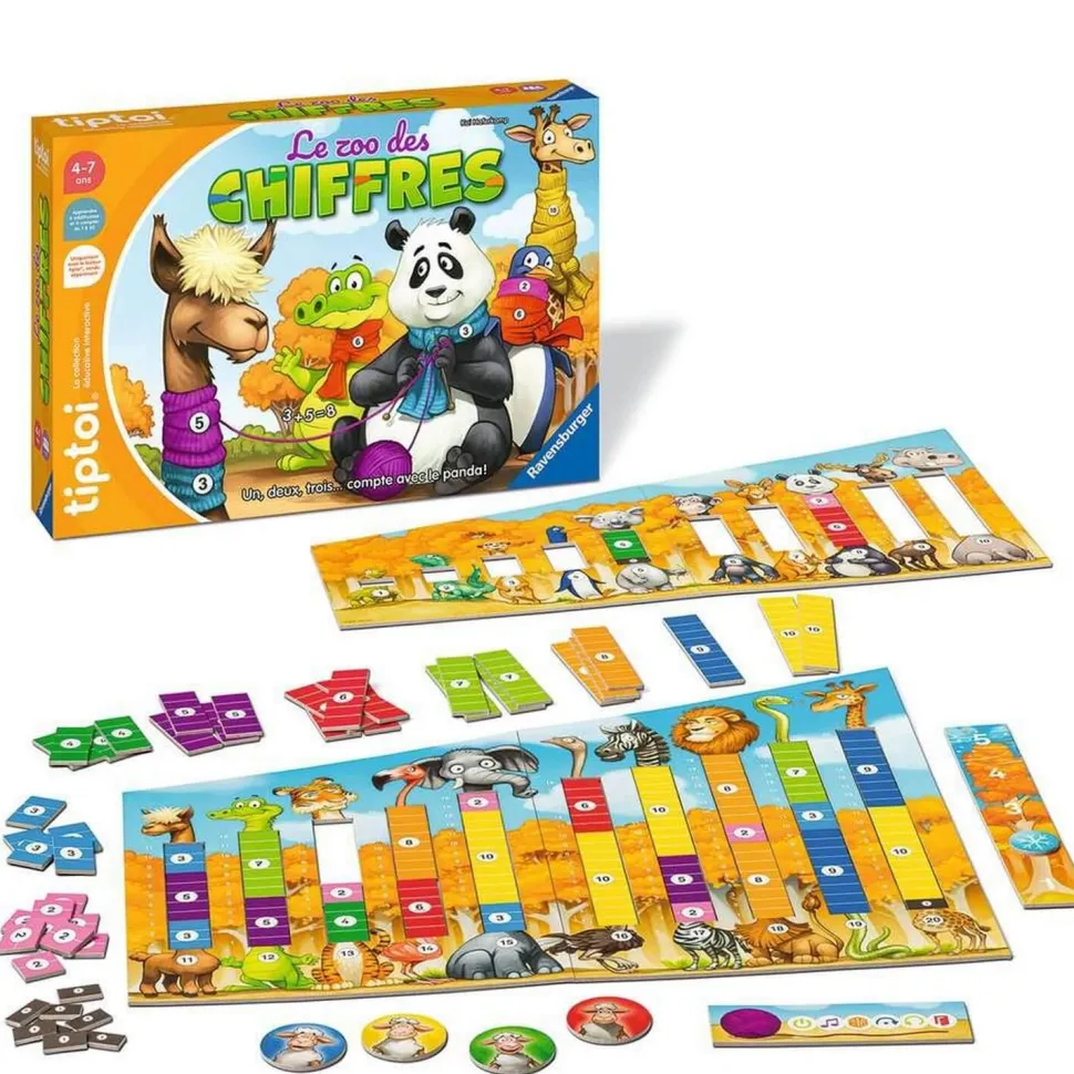 Tiptoi : Jeu interactif : Le zoo des chiffres - Ravensburger