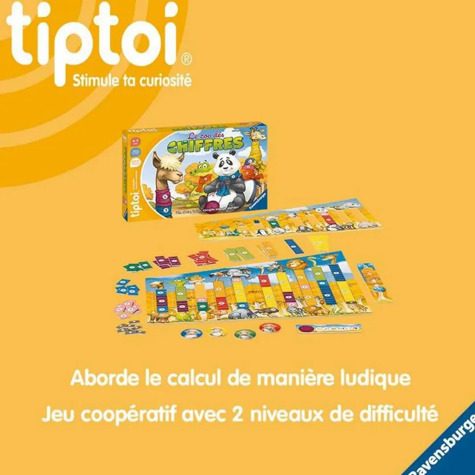 Tiptoi : Jeu interactif : Le zoo des chiffres - Ravensburger