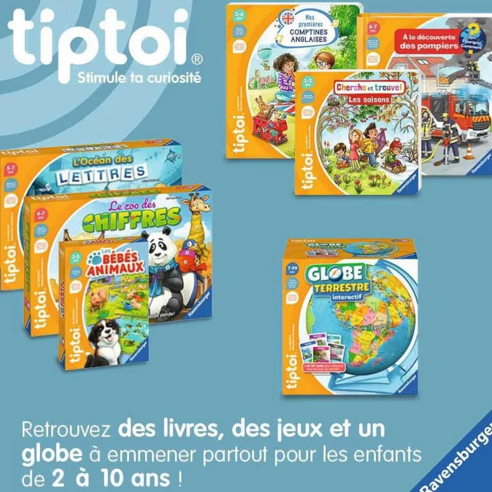 Tiptoi : Jeu interactif : Le zoo des chiffres - Ravensburger