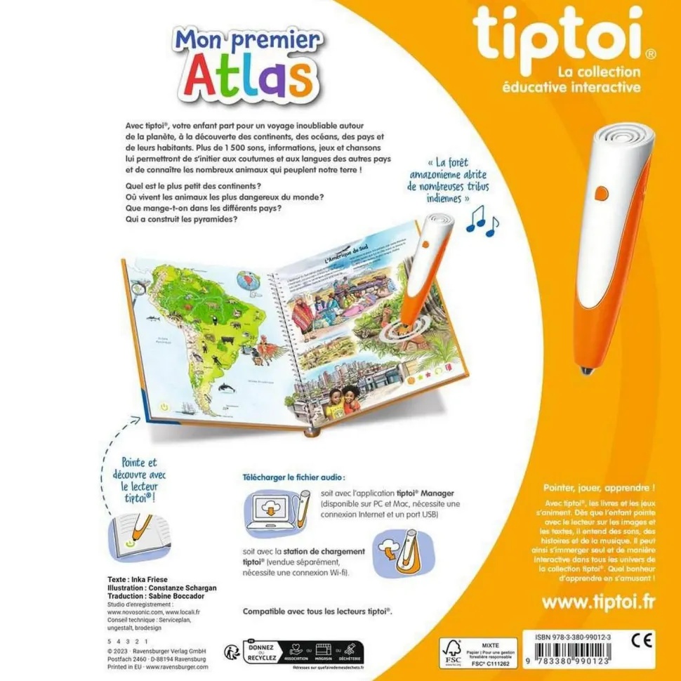 Tiptoi Mon premier Atlas - Ravensburger