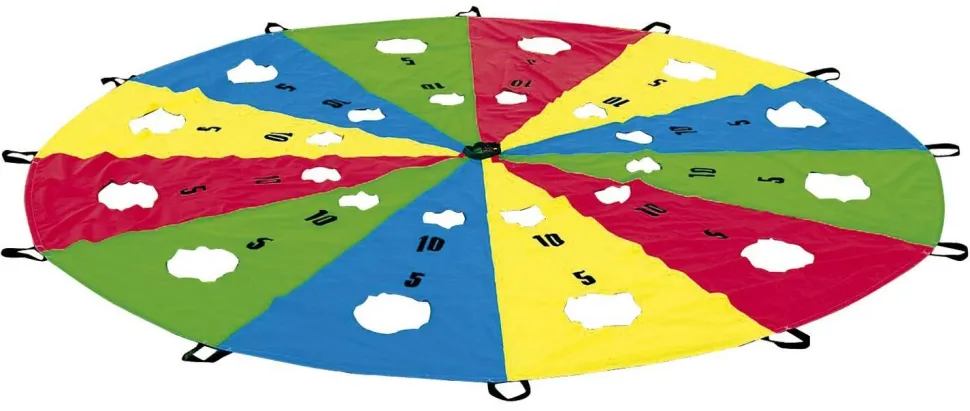 Tissu pour lancer avec trous à viser 400 cm - Eduplay