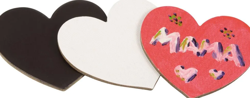Toile aimantée petite en forme de coeur set de 12 pièces - Eduplay