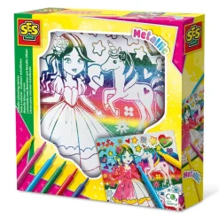 Toile métalisée - à colorier - SES Creative