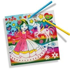 Toile métalisée - à colorier - SES Creative