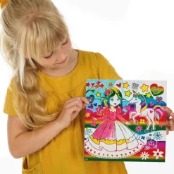 Toile métalisée - à colorier - SES Creative