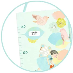 Toise murale avec stickers : Printemps - Djeco