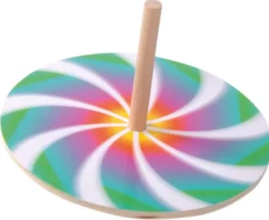 Toupie avec 10 cartons à fixer, diam. 15 cm, H = 10 cm - Eduplay