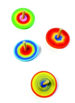 Toupie bois formes imprimées - Eduplay